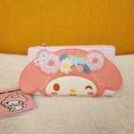 My Melody Floral Crown Figural Flap Wallet