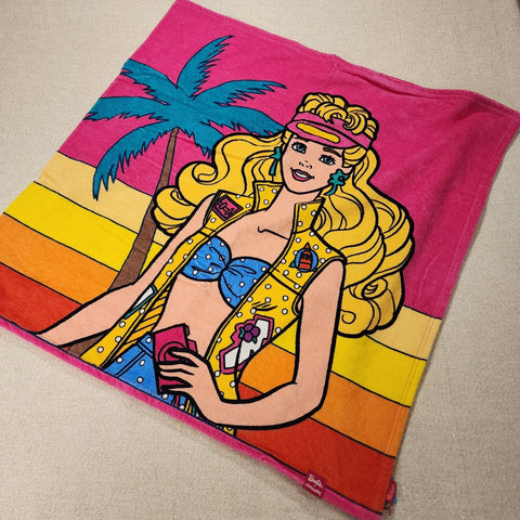 Cakeworthy California Dream Barbie Beach Towel Pink NEW