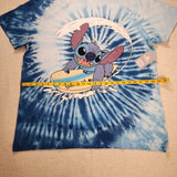 Lilo and Stitch Disneyland Resort Tie Dye Blue Mens XL Stitch Surfing