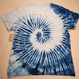 Lilo and Stitch Disneyland Resort Tie Dye Blue Mens XL Stitch Surfing