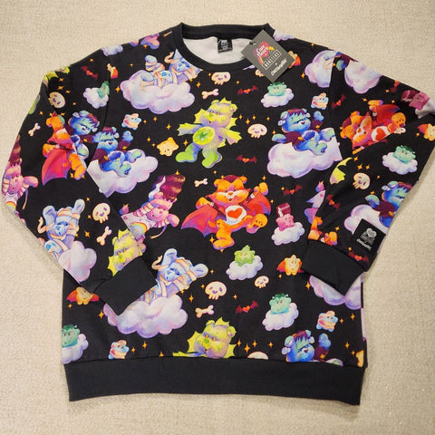 Care Bears x Universal Monsters Unisex Crewneck Sweatshirt Size M