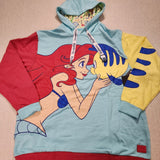 Princess Ariel & Flounder the Little Mermaid Hoodie 2XL