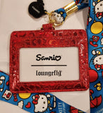 Hello Kitty 50th Anniversary Lanyard ID Holder