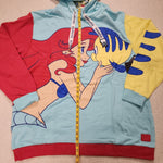 Princess Ariel & Flounder the Little Mermaid Hoodie 2XL