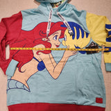 Princess Ariel & Flounder the Little Mermaid Hoodie 2XL