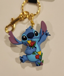 Stitch with Tulips 3D Keychain