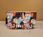 Aladdin Characters Print Cosmetic Bag