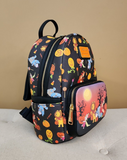 Winnie The Pooh Halloween Group GID Mini Backpack