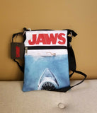 Jaws Movie Theme Passport Crossbody Bag