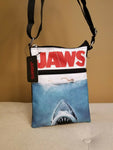 Jaws Movie Theme Passport Crossbody Bag