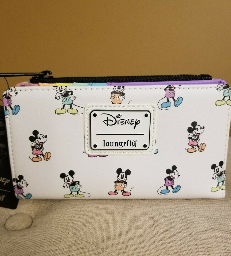 Disney Mickey Mouse Pastel Poses Crossbody Purse