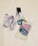 Stitch Sleeping Clouds Lanyard ID Holder