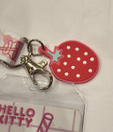 Hello Kitty Strawberry Milk Lanyard