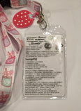 Hello Kitty Strawberry Milk Lanyard