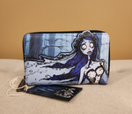 The Corpse Bride Emily Forest Zip Around Wallet