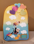 Pixar Up Heart Balloons Russel Carl Dug Kevin Mini Backpack