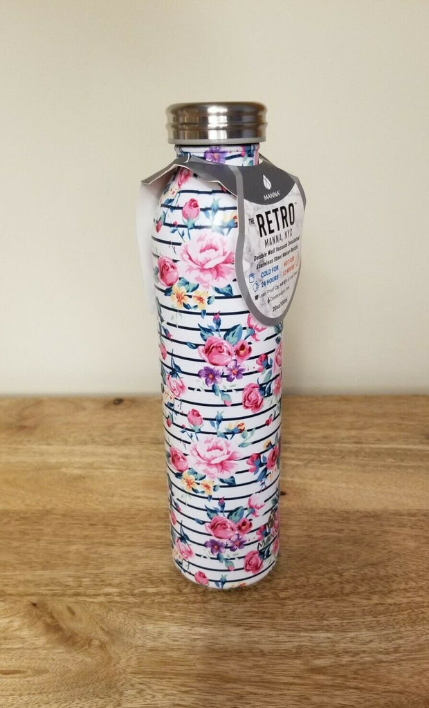  JUNZAN Water Bottle with Water Intake Flower Element