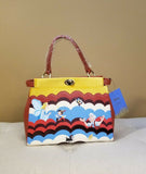 Pinocchio Scalloped Handbag