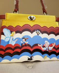 Pinocchio Scalloped Handbag