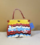 Pinocchio Scalloped Handbag