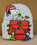 Peanuts Gift Giving Snoopy & Woodstock Backpack