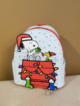 Peanuts Gift Giving Snoopy & Woodstock Backpack