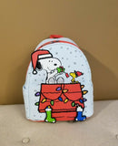 Peanuts Gift Giving Snoopy & Woodstock Backpack