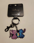 Stitch and Angel Snow Cone Keychain