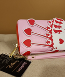 Alice in Wonderland Aces of Hearts Wallet Wristlet