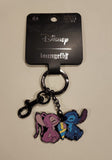 Stitch and Angel Snow Cone Keychain