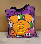 Happy Halloween Mickey Mouse Pumpkin Tote Bag