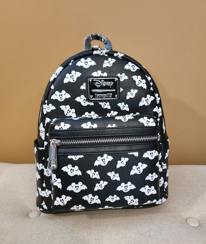 Mickey Mouse Bat AOP GITD Mini Backpack