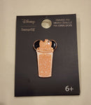 Minnie Mouse Rose Gold Glitter Tumbler Pin