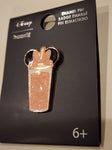 Minnie Mouse Rose Gold Glitter Tumbler Pin