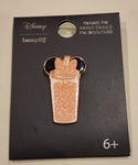 Minnie Mouse Rose Gold Glitter Tumbler Pin