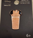 Minnie Mouse Rose Gold Glitter Tumbler Pin