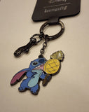 Stitch Pineapple Popsicle Enamel Keychain