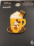 Mickey Mouse Pumpkin Spice Latte Enamel Pin