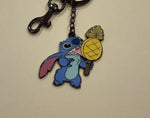 Stitch Pineapple Popsicle Enamel Keychain