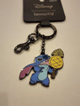 Stitch Pineapple Popsicle Enamel Keychain