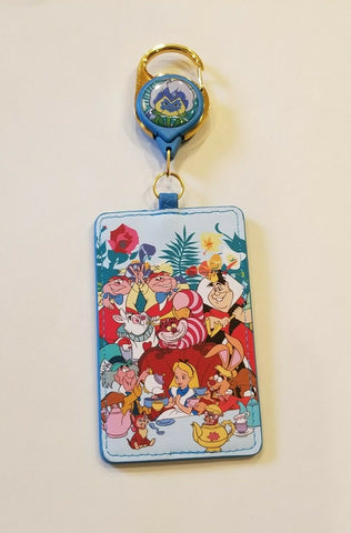 Alice In Wonderland Tea Party Retractable Lanyard