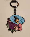 Mulan Floral Tattoo Umbrella Keychain