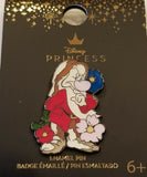 Snow White Grumpy Floral Enamel Pin