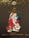 Snow White Grumpy Floral Enamel Pin