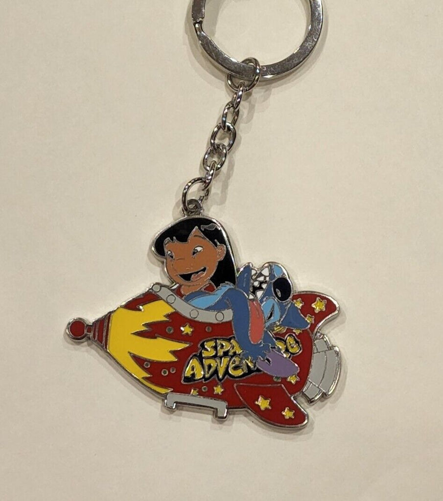 Disney Lilo & Stitch Space Adventure Enamel Pendant Keychain