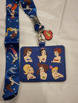 The Little Mermaid Sisters Lanyard