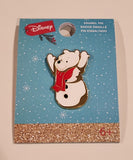 Winnie the Pooh Snowman Holiday Enamel Pin