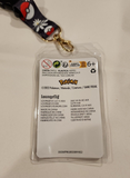 Pokemon Pikachu Eevee Floral Lanyard