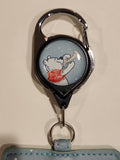 Winnie the Pooh Winter Retractable Lanyard