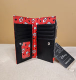 Mickey and Minnie Mouse Love Heart Hands Wallet